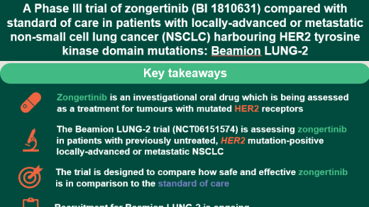 A Phase III trial of zongertinib (BI 1810631) compared with standard of care in patients with locally-advanced or metastatic non-small cell lung cancer (NSCLC) harbouring HER2 tyrosine kinase domain mutations: Beamion™ LUNG-2