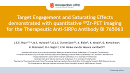 Target engagement and saturating effects demonstrated with quantitative 89Zr-PET imaging for the therapeutic anti-SIRPα antibody BI 765063