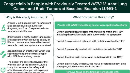 Zongertinib in patients with previously treated HER2-mutant NSCLC and brain metastases at baseline: Beamion™ LUNG-1